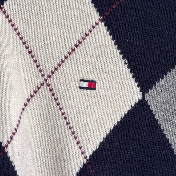Tommy Hilfiger Men's Argyle Sweater - Picture 2 of 6